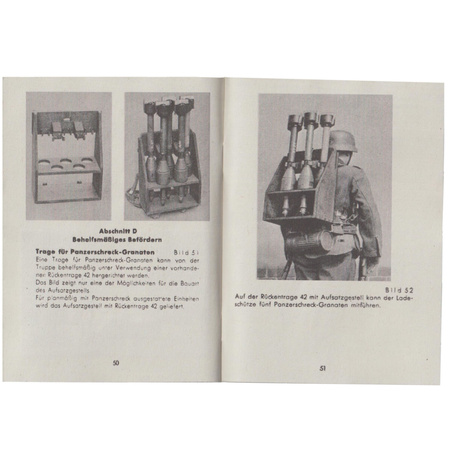 Panzernahkampf Waffen Panzerschreck manual - repro
