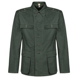 Drillichjacke M43 - cotton HBT WH/SS drill tunic - repro