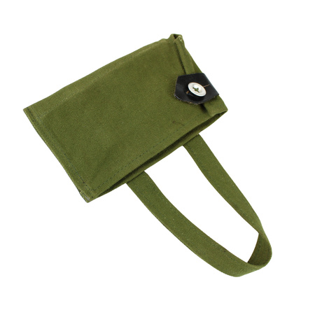 RKKA canvas shovel carrier, austerity pattern, olive - button fastening