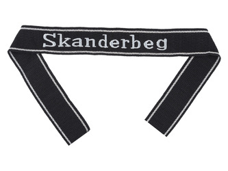 Waffen SS "Skanderbeg" - RZM cuff title - enlisted - repro