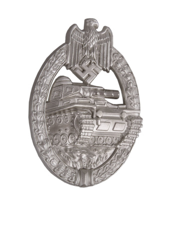 Tank Assault badge - silver - repro