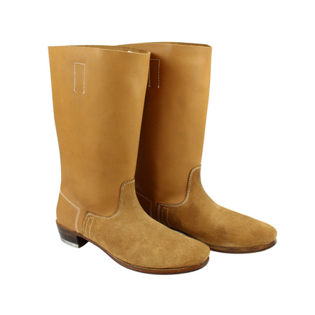 German Marschstiefel M39 - marching boots, undyed - repro