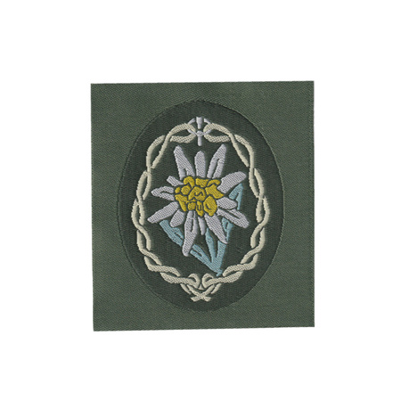Sleeve patch Gebirgsjäger, BeVo, Feldgrau - repro
