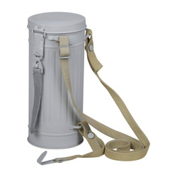 WH/SS gas mask canister - winter camo, not aged - repro