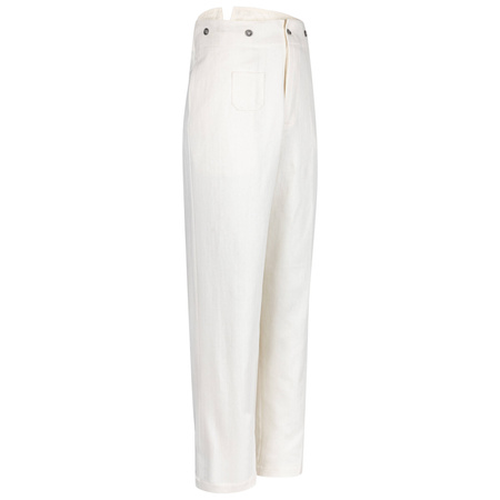 M33 Drillichhose - white HBT drill trousers - repro