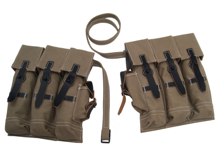 StG 44 canvas magazine pouches - set - repro