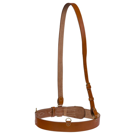 Sam Browne leather officer belt - repro