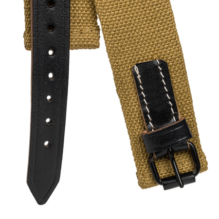 M43/M44 WH/SS canvas trouser belt - reproduction