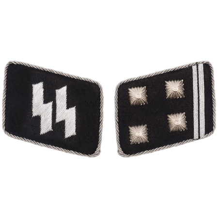 SS collar tabs - Obersturmbannführer - repro