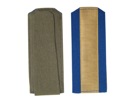 RIA Service officer cadet shouder straps - blue - repro