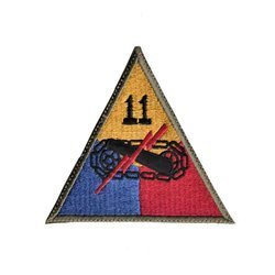 Patch of 11th US Armored Division - repro