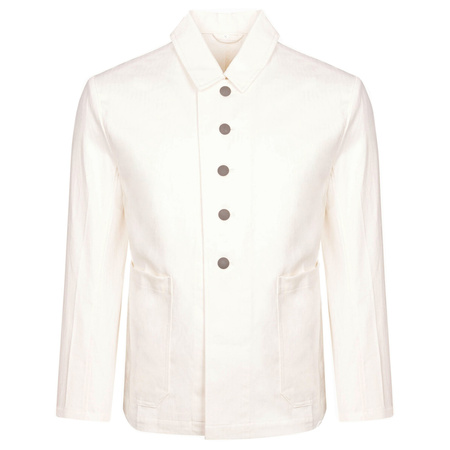 M33 Drillichjacke - white HBT drill tunic - repro