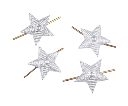M1943 silver rank star for shoulder straps - 20 mm - surplus
