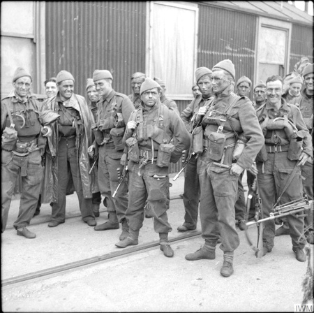 British Commando Cap, olive drab - repro