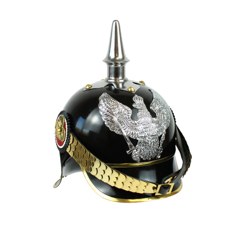 Cuirassier Pickelhaube, Black - German Kingdom of Prussia cavalry helmet