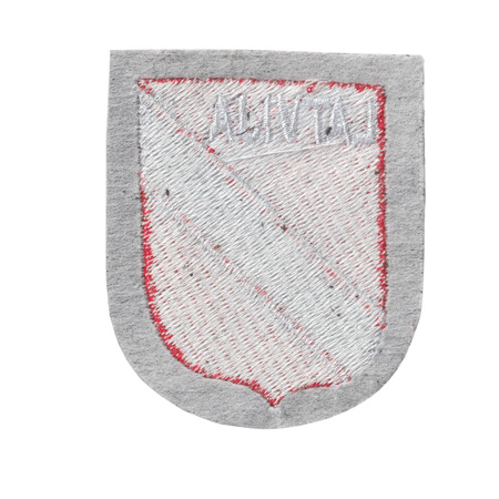 Latvian national patch, 2nd model - SS woolen - repro