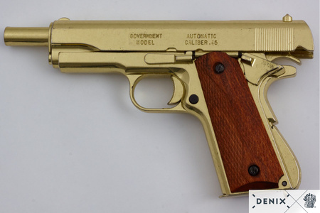 Denix 5312, replika Colt M1911A1 - złoty