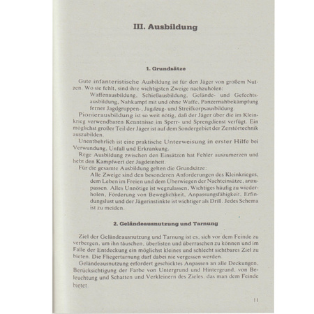 Kleinkrieg, Winke fur Jagdeinheiten manual - repro