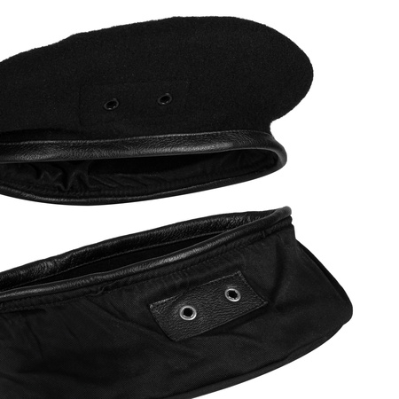 Brytyjski beret, wojska pancerne, sukienny, czarny - replika