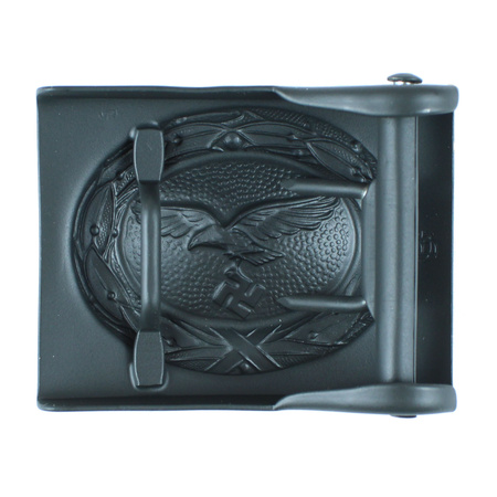 Luftwaffe "Koppelschloss" belt buckle, steel, Blaugrau - repro