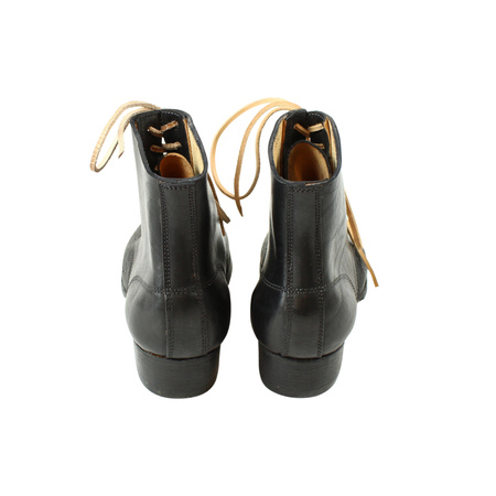 German ankle boots Schnurschuhe M43, blackened - Fredericci