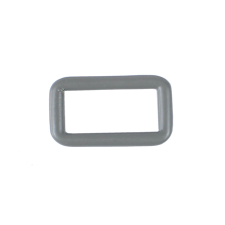 Aluminiowa ramka spłaszczona typu D-ring, szary mat - replika