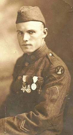 Furażerka polowa US Army M1917, wełniana - replika