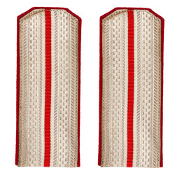 Ober-officer shoulder straps - service - red