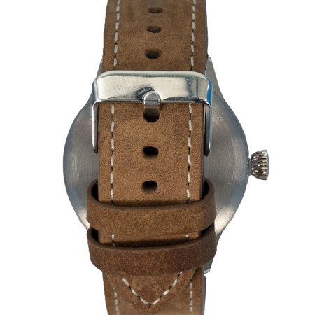 Niemiecki wojskowy zegarek Luftwaffe Aviator Service Watch, brązowy - replika Ailager®