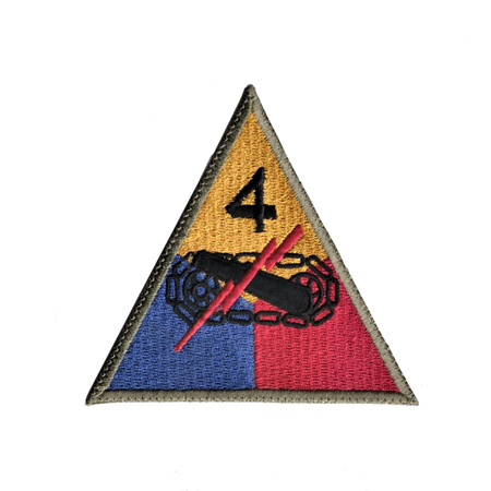 Patch of 4th US Armored Division - repro