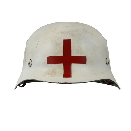 Hełm M40, medyczny, lekko postarzony - [custom]