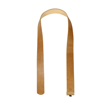 German M1895 leather belt, brass hook - repro