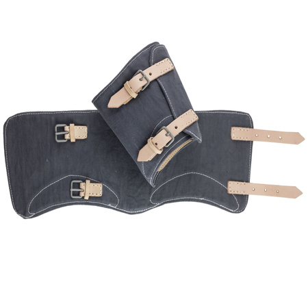 Opinacze niemieckie LW, późno wojenne, niebarwione skórki - replika