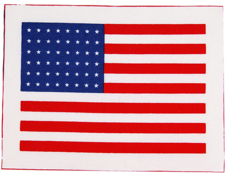 U. S. sleeve flag - WW2 era - 48 stars - repro