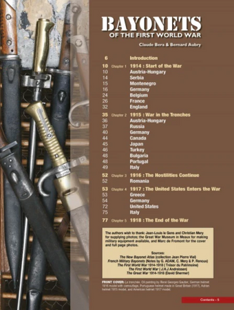 Bayonets of the First World War