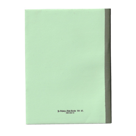 Polizei Soldbuch - repro, unfilled