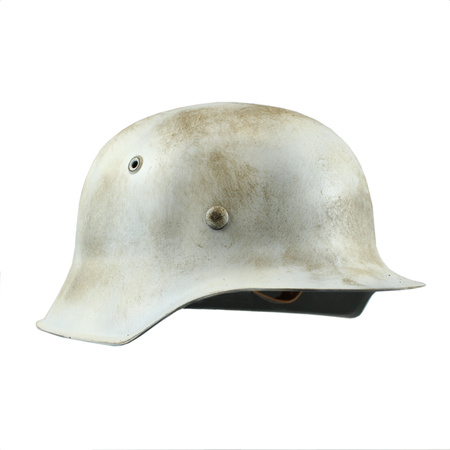 Stahlhelm M42 WH/SS helmet, winter camo - slightly aged repro