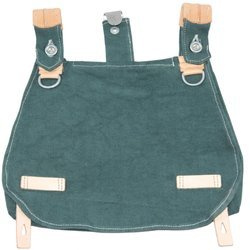 Early German M31 police breadbag with un-dyed leather - repro