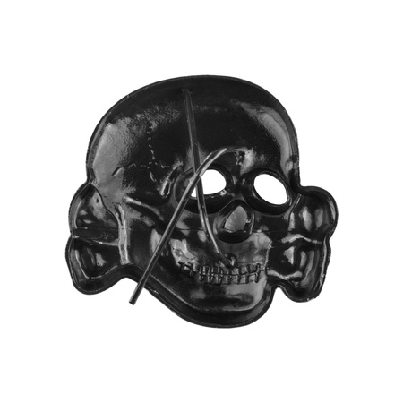 SS-Totenkopf, czaszka metalowa, antykowana - replika