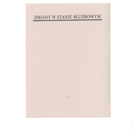 1st AWP soldier service book - replica, unfilled