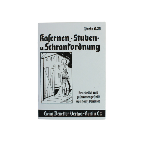 Kasernen-, Stuben- und Schrankordnung - replika