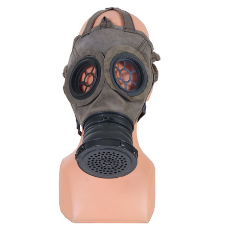 M1917 leather gas mask - repro