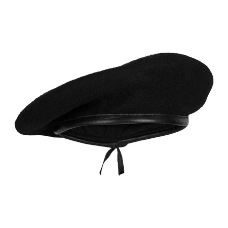 Brytyjski beret, wojska pancerne, sukienny, czarny - replika