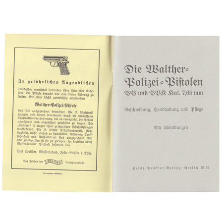 Walther PP and PPK manual - repro