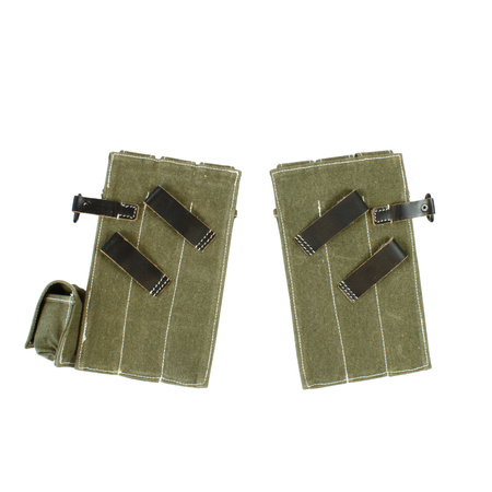 MP 38/40 canvas magazine pouches, no markings - Replica