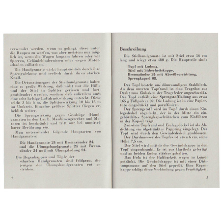 Die Handgranate 24 manual - repro
