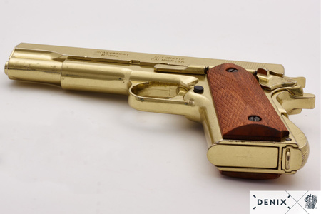 Denix 5312, Colt M1911A1 gun replica - gold