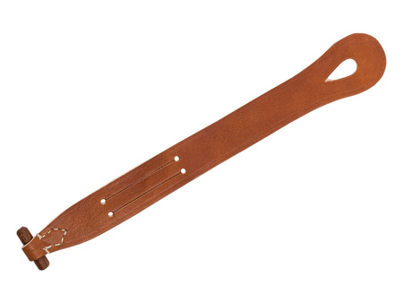 Cavalry carbine strap - brown leather - repro