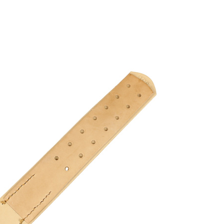 German M1895 leather belt, brass hook - repro