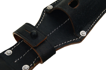 M84/98 bayonet frog with strap - black - repro 